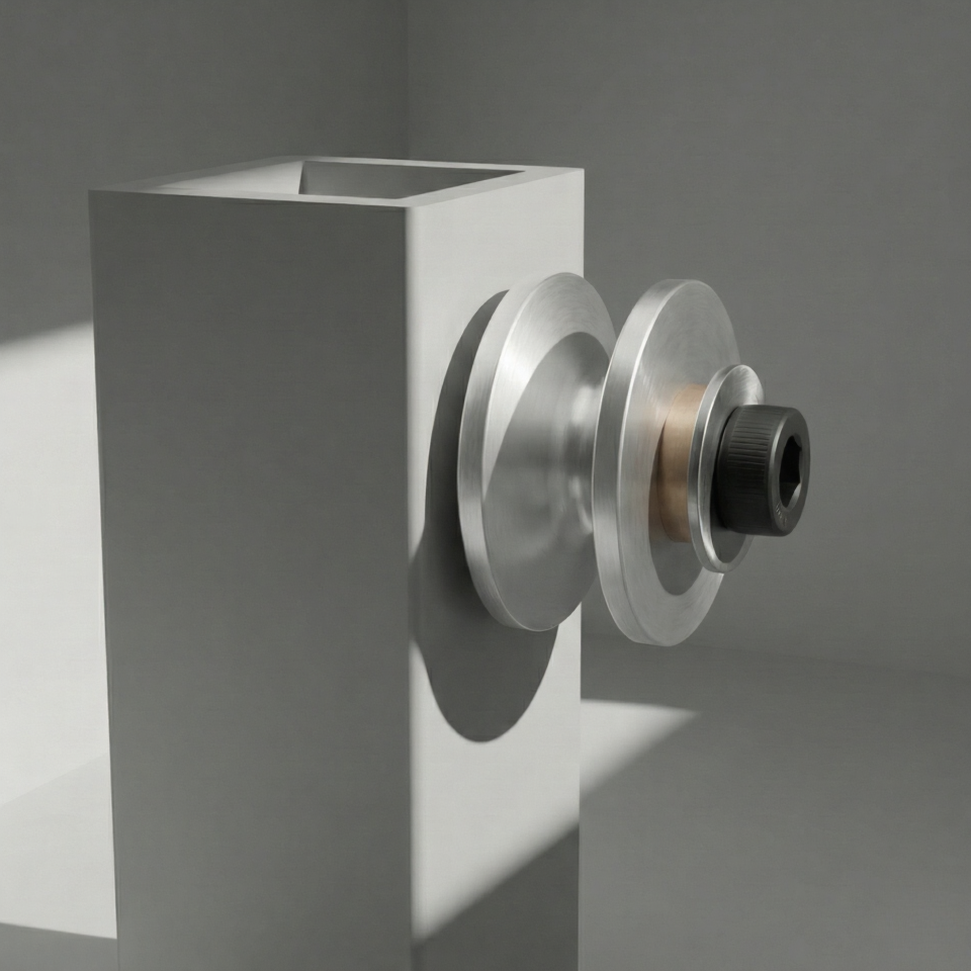 1" OD Aluminum Pulley and Bushing